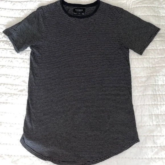 BUNDLE 6 Basic Striped Tees (S/M) Pacsun/On the Byas - Picture 6 of 13